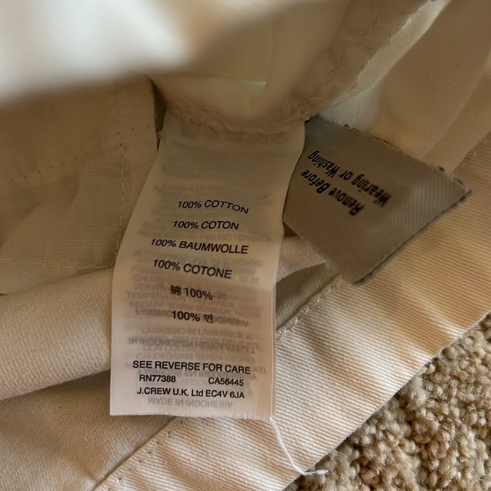 J CREW white shorts - Picture 4 of 4